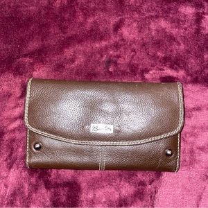 Buxton Genuine Leather Brown Wallet